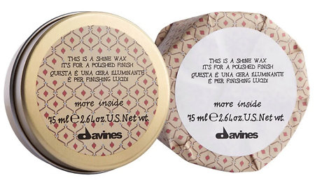Davines More Inside Shine Wax cream wax for easy hold and glossy finish