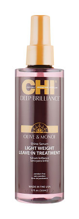 CHI Deep Brilliance Leave-In Shine Serum light leave-in serum for shine