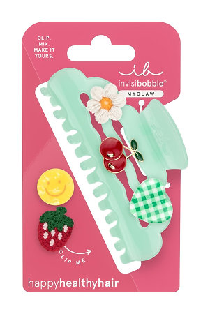 Invisibobble Picnic Pop L 6 pc playful hair claw clip for colourful summer hairstyles