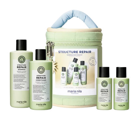 Maria Nila Structure Repair Beauty Bag Structure Repair repair gift set for damaged hair at home and on the go