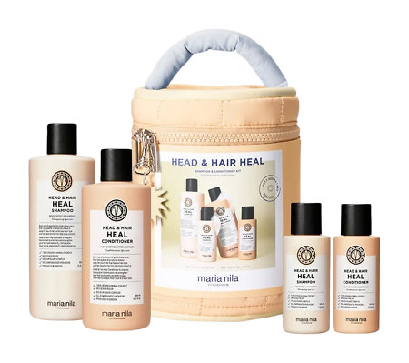 Maria Nila Head & Hair Heal Beauty Bag Head & Hair Heal gift set for sensitive scalp care