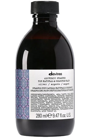 Davines Alchemic Silver Shampoo natural purple shampoo for platinum blonde