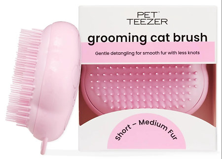 Tangle Teezer Pet Teezer Cat Grooming Brush kartáč pro kočky s krátkou až středně dlouhou srstí