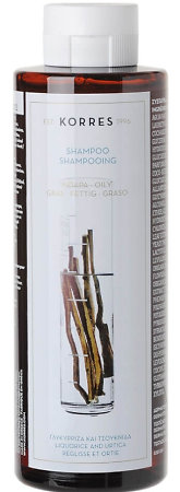 Korres Licorice & Urtica Shampoo Shampoo für fettiges Haar mit Süßholz und Brennnessel