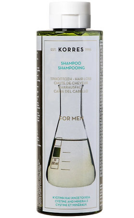 Korres Anti Hair Loss Tonic Shampoo with Keratin Cystine and Minerals for Men Pflegeshampoo gegen Haarausfall
