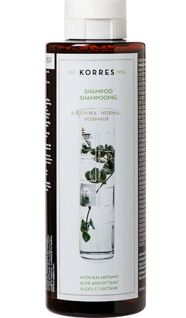 Korres Aloe & Dittany Shampoo šampon pro normální vlasy s aloe a dobromyslí krétskou