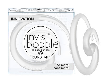 Invisibobble Bunstar spiral to create a bun