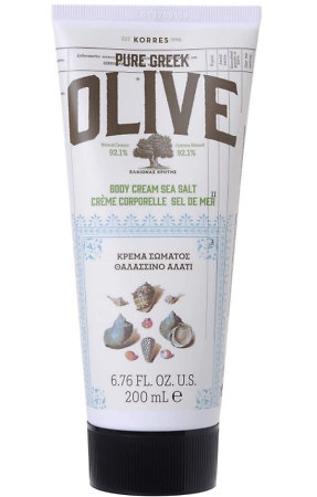 Korres Pure Greek Olive Sea Salt Body Cream Feuchtigkeitsspendende Körpermilch