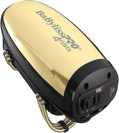 BaByliss PRO Massager Gold VibeFX masážní přístroj krku, zad, hlavy a obličeje