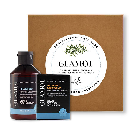 Glamot Pure Anti Loss Solutions Set set pre starostlivosť o rednúce a oslabené vlasy
