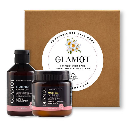 Glamot Pure Color Care Set Gift set for color-treated hair care