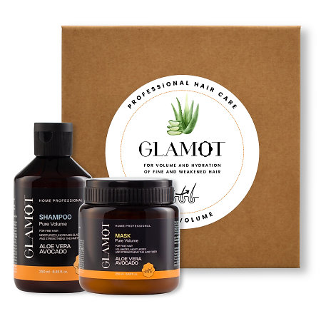 Glamot Pure Volume Set dárkový set pro objem a vitalitu vlasů