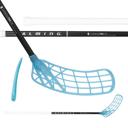 Salming Q-series Carbon Pro 2.0 RD Trident TX F29 Black/Silver Florbalová palica