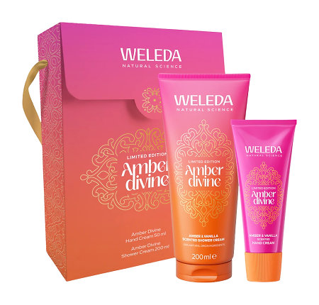 Weleda Amber Divine Amber Divine Limited Edition Set limited edition gift set with a warm amber fragrance