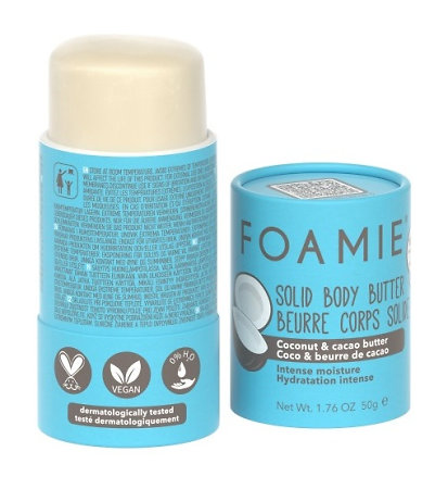 Foamie Coconut & Cacao Butter Solid Body Butter intensiv erweichende Körperbutter