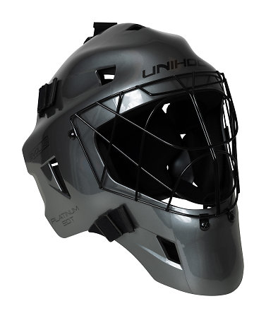 Unihoc Goalie Mask EVOLAB Platinum Edition graphite/black Goalie mask