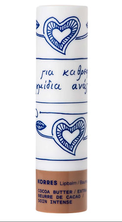 Korres Lipbalm Cocoa Butter bezbarvý balzám na rty s vůní kakaového másla