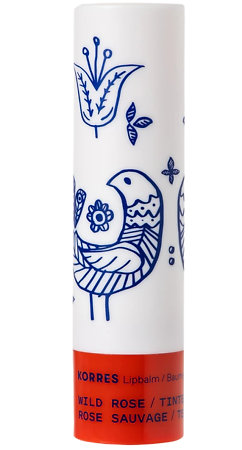 Korres Lipbalm Wild Rose tonisierender Lippenbalsam mit Rosenduft