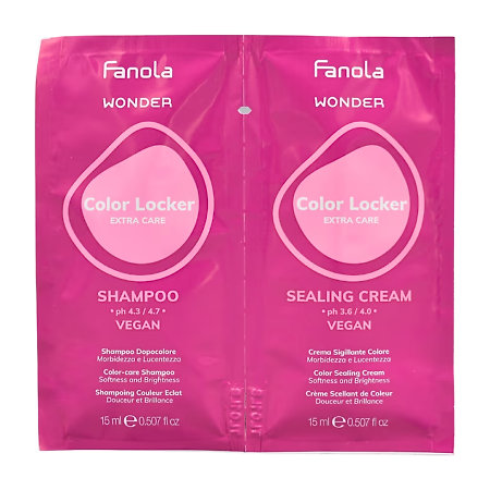 Fanola Wonder Color Locker Shampoo + Sealing Cream péče pro barvené vlasy