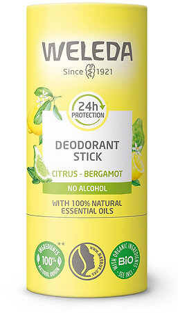 Weleda Deodorant Stick Citrus - Bergamot festes Deodorant Zitrone und Bergamotte