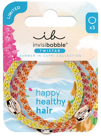 Invisibobble Twistar Tuscany Twist sada gumičiek do vlasov v letných odtieňoch