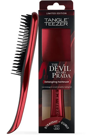 Tangle Teezer The Ultimate Detangler The Devil Wears Prada iconic brush in an exclusive design inspired by The Devil Wears Prada