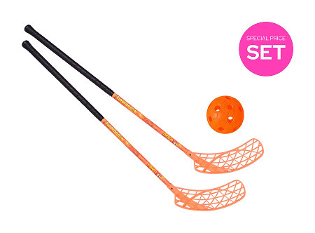 FLOORBEE DUO set Drago Rookie 36 Detský florbalový set