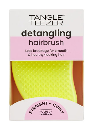 Tangle Teezer Original Salmon Pink Hyper Yellow professional hair brush