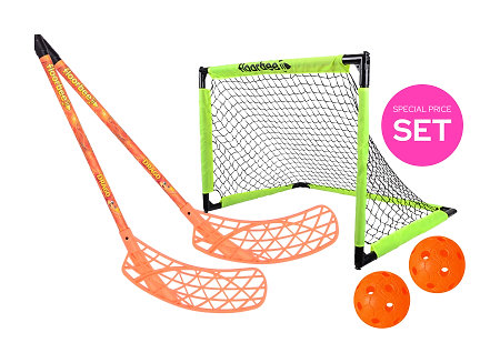 FLOORBEE Drago Rookie 36 & Score Up 3.0 Florbalový tréningový set