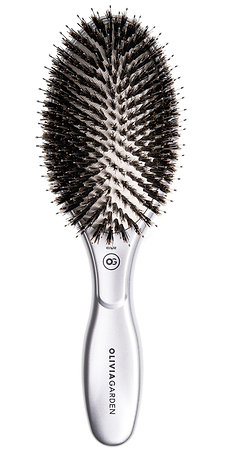 Olivia Garden Expert Care Oval Boar & Nylon Bristles ovale Bürste zum schonenden Entwirren der Haare