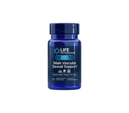 Life Extension Male Vascular Sexual Support Doplněk stravy s extraktem z thajského černého zázvoru