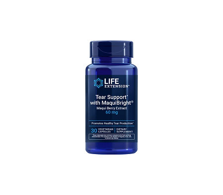Life Extension Tear Support with MaquiBright® Nahrungsergänzungsmittel mit Maqui-Beeren-Extrakt