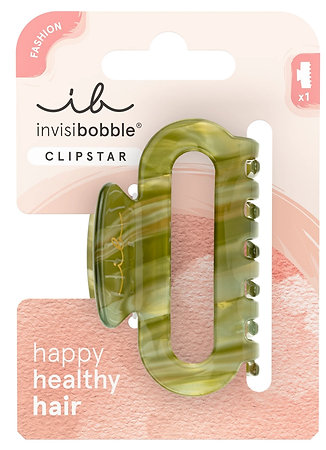 Invisibobble Clipstar Evergreen Green Hair Clip for Everyday Styles
