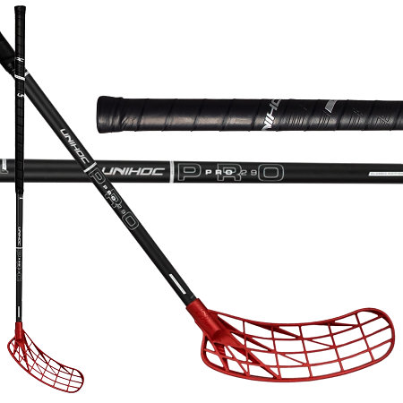 Unihoc UNILITE PRO FL 29 CLASSIC black/red Florbalová palica