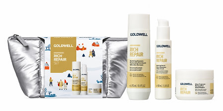 Goldwell Rich Reapir Set Geschenkset zur Regeneration von trockenem, geschädigtem Haar