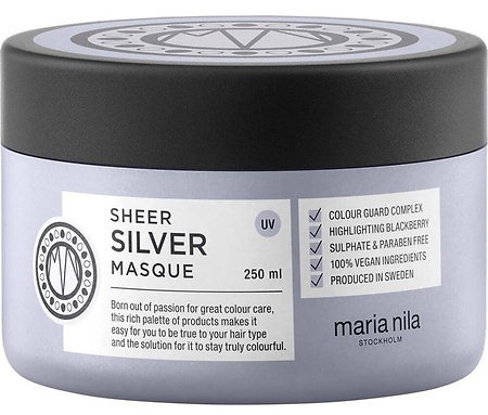 Maria Nila Sheer Silver Masque aufhellende Maske für blondes Haar