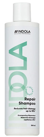 Indola Repair Shampoo Vegan Regenerierendes Shampoo für geschädigtes und poröses Haar