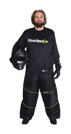 FLOORBEE Space Elite SkyCarbon Goalie Set Brankársky set s prilbou