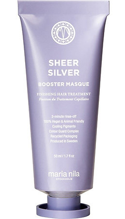 Maria Nila Sheer Silver Booster Masque maska na vlasy s fialovými pigmenty