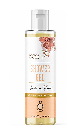 Wooden Spoon Shower Gel Sunrise In Venice
