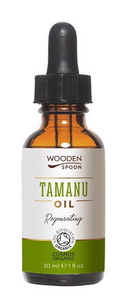 Wooden Spoon Organic Tamanu Oil tamanový olej pro regeneraci a hydrataci pokožky