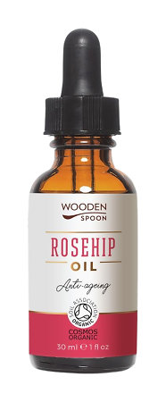 Wooden Spoon Organic Rosehip Oil šípkový olej pro zralou a citlivou pleť