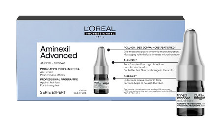 L'Oréal Professionnel Série Expert Aminexil  Advanced Ampoules kúra pre rast vlasov a posilnenie od korienkov