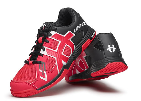 Unihoc U3 Speed Lady neon red/black Hallenschuhe