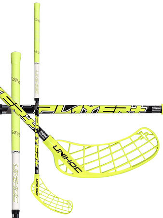 Unihoc PLAYER+ Bamboo Curve 2.0º 29 yellow Florbalová hokejka