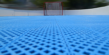 FLOORBEE Hangar floorball arena 20x10m Floorball Bande
