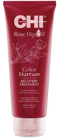 CHI Rose Hip Oil Recovery Treatment restoring mask for coloured hair