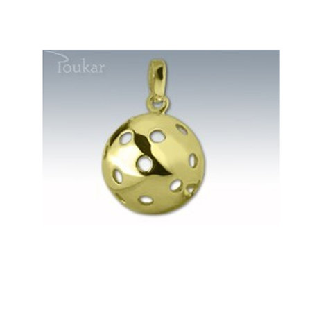 Poukar Floorball ball Pozlátený prívesok