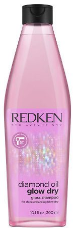 Redken Diamond Oil Glow Dry Shampoo šampon pro lesk a ochranu vlasů při fénování