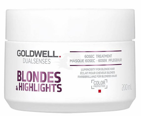 Goldwell Dualsenses Blondes & Highlights 60sec Treatment regenerační maska na vlasy